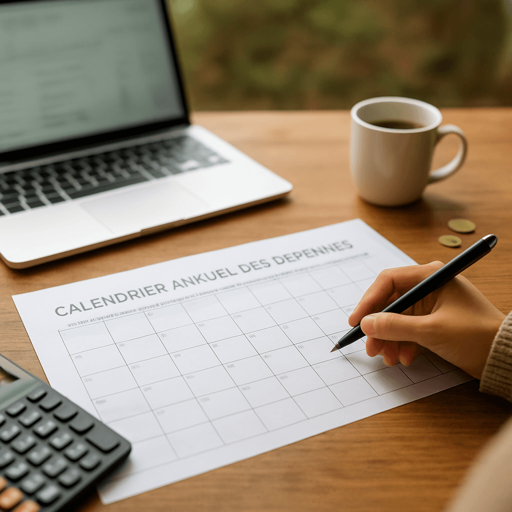 Calendrier annuel des dépenses : anticipez vos 12 mois
