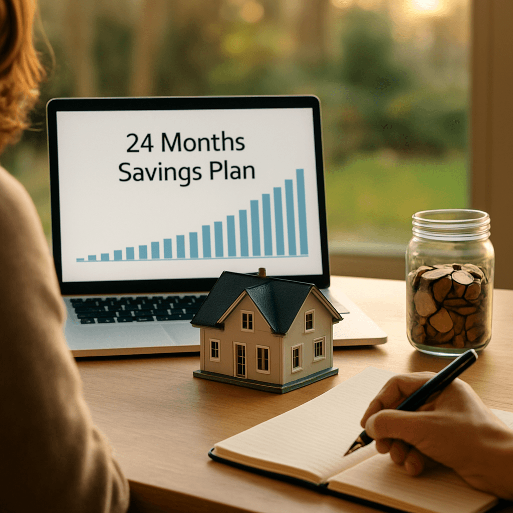 Achat immobilier : plan d'épargne efficace sur 24 mois