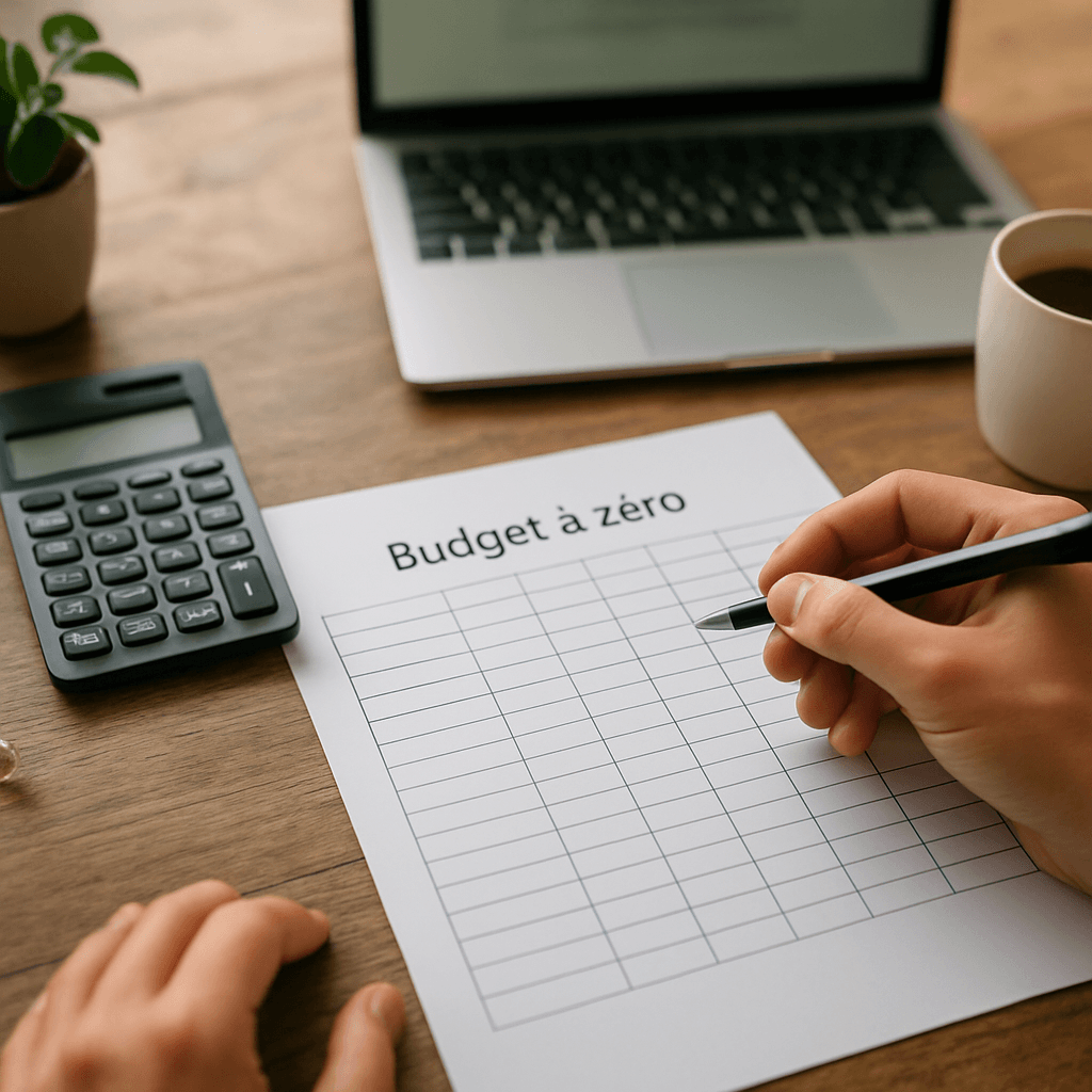 Budget à zéro : modèle de tableau prêt à remplir