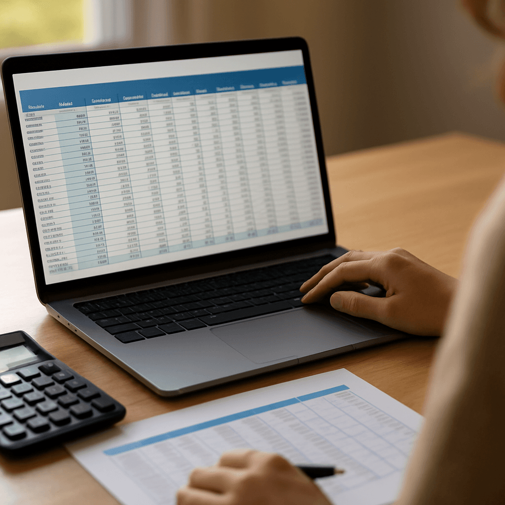 Tableur amortissement prêt immobilier : capital, intérêts, IRA