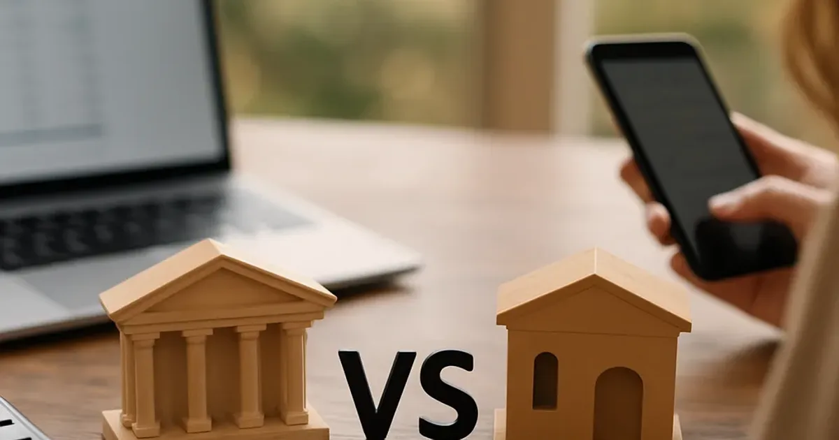 Banque en ligne vs traditionnelle : le vrai coût en 1 an