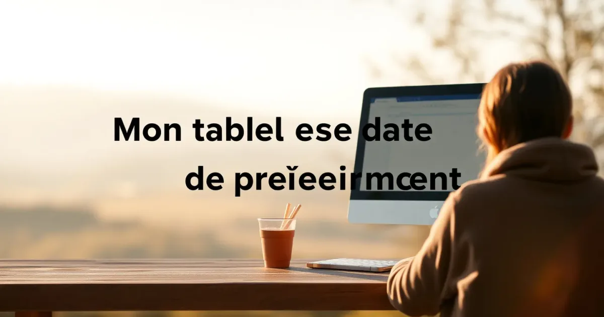 Mon tableur des dates de prélèvement : stop aux rejets