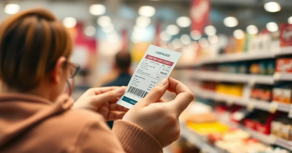 Cashback en magasin : je scanne le ticket et je gagne